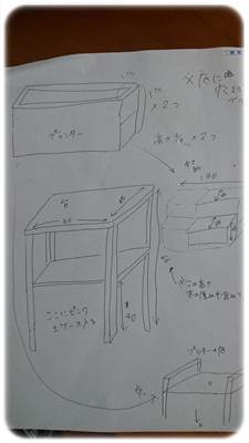 2016ベランダガーデニング 巨大プランター自作 設計図.JPG